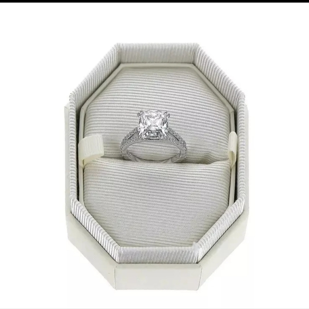 Used in Gift Box 100% SWAROVSKI 5642634 Constella Crystals Pave Square Ring 8